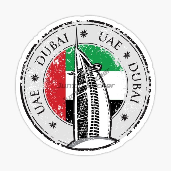 Car Accessories In Dubai - Emblemat i odznaka flagi narodowej ZEA