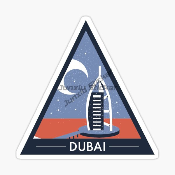 Car Accessories In Dubai - Dubaj ZEA ZEA Sceneria Wielbłądy Naklejka