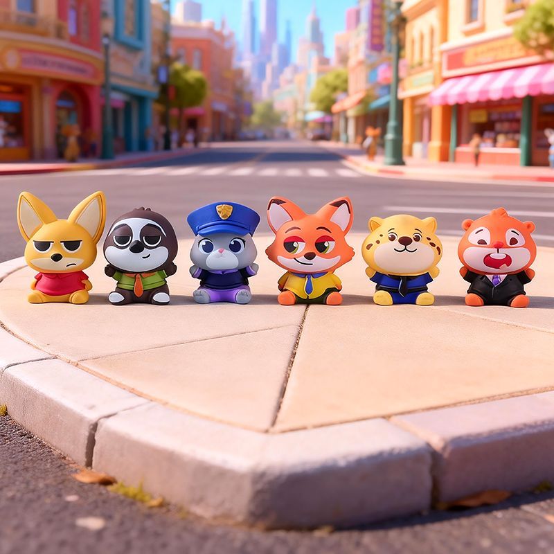Figurka z żywicy Zootopia, mał – Car Accessories For Decoration recenzja i cena