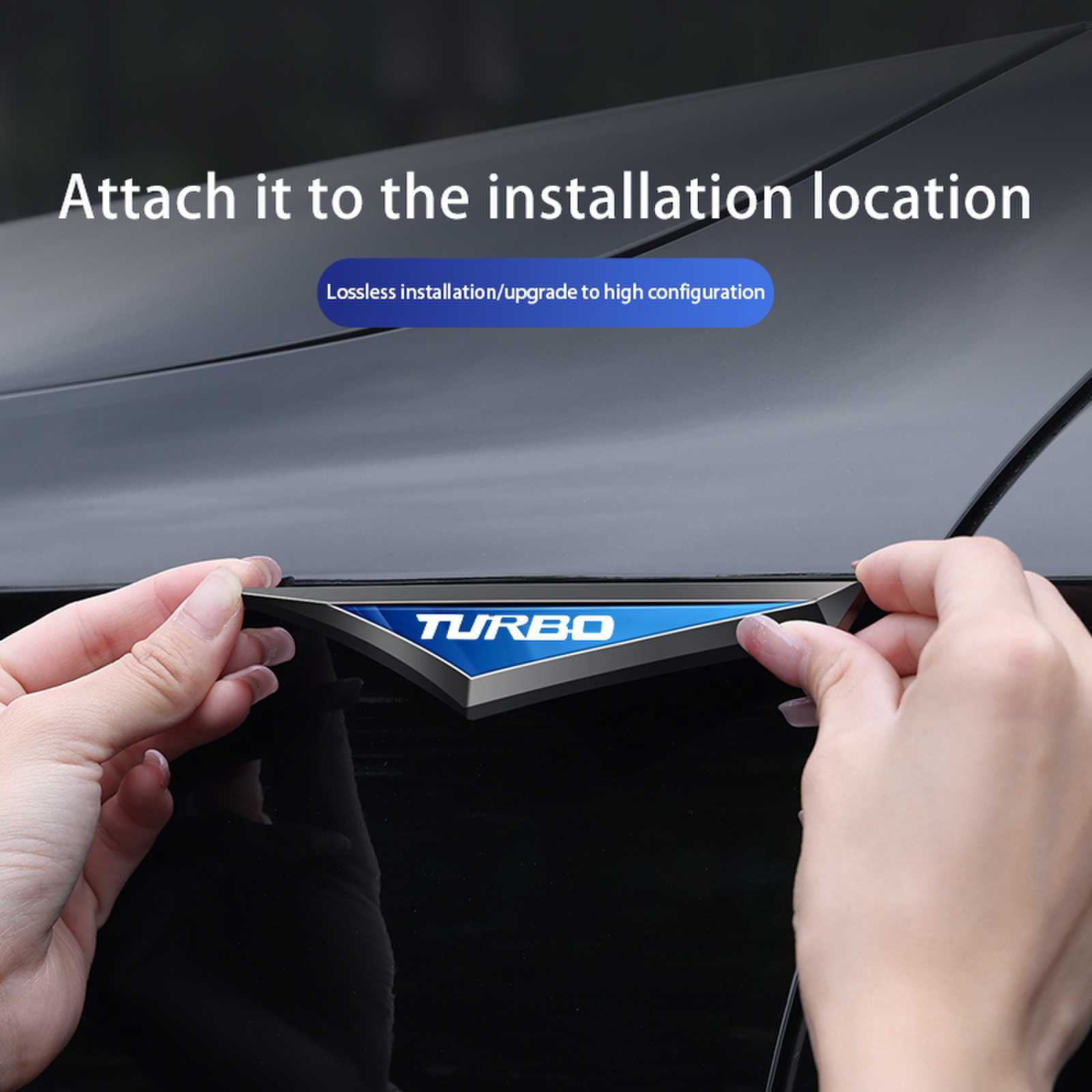 Nowa moda Turbo Logo Samochodo – Car Accessories Logo recenzja i cena
