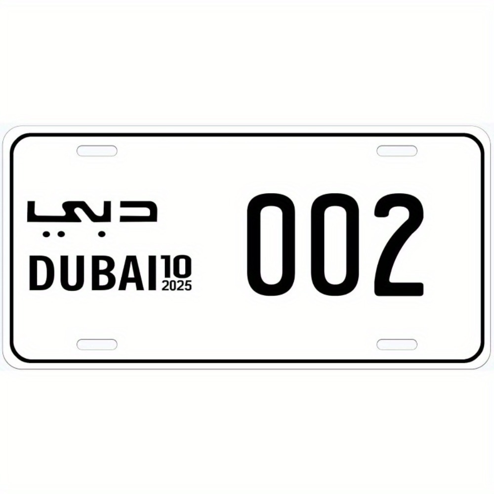 Elegancka tablica rejestracyjn – Car Accessories In Dubai recenzja i cena