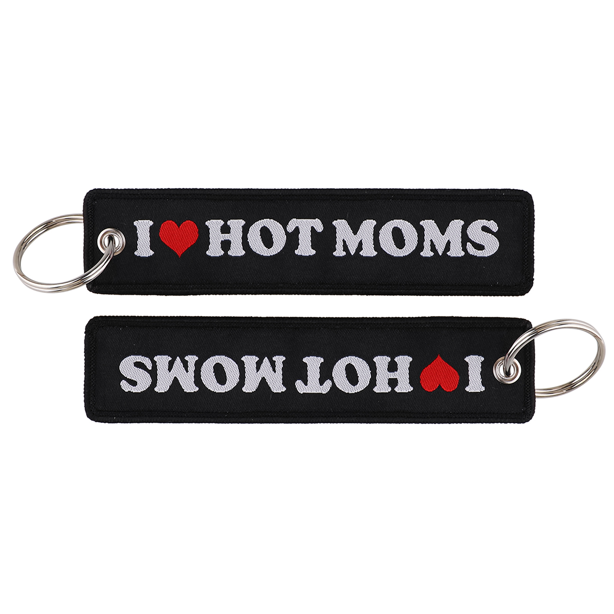 I LOVE HOT MOMS Cytat Haftowan – Car Accessories Quotation recenzja i cena
